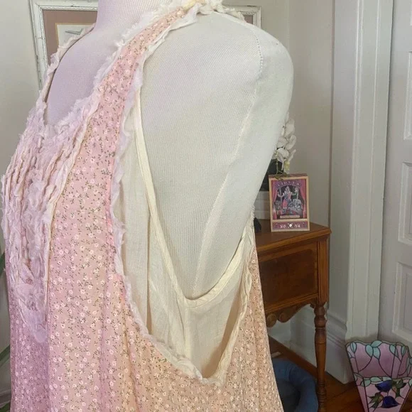 The Pyramid Collection dress Floral Ruffle  Lace  Shabby Chic Boho Layered XL - Picture 3 of 10